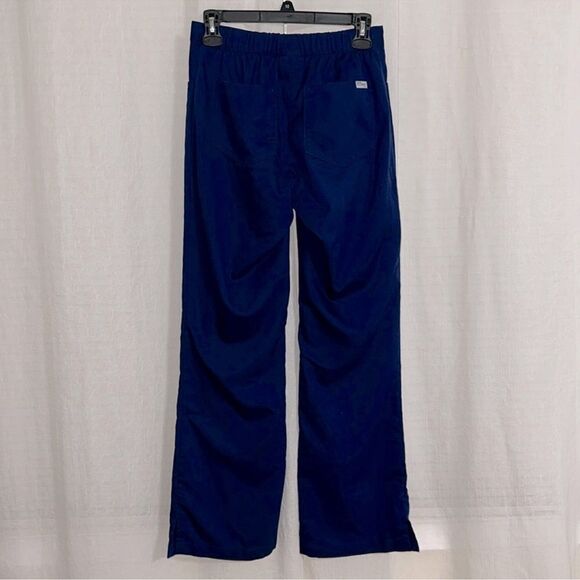 Grey’s Anatomy XS Navy Five Pocket Drawstring 31” Inseam Scrub Bottom Pants - Picture 3 of 13